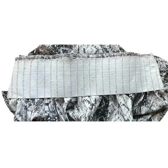 Do+Be Mock Neck Snakeskin Sleeveless‎ Drop Waist Dress Women Size Small - Picture 11 of 12